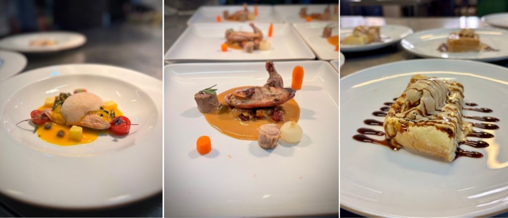 Platos de las Jornadas Gastronómicas Cervantinas 2025
