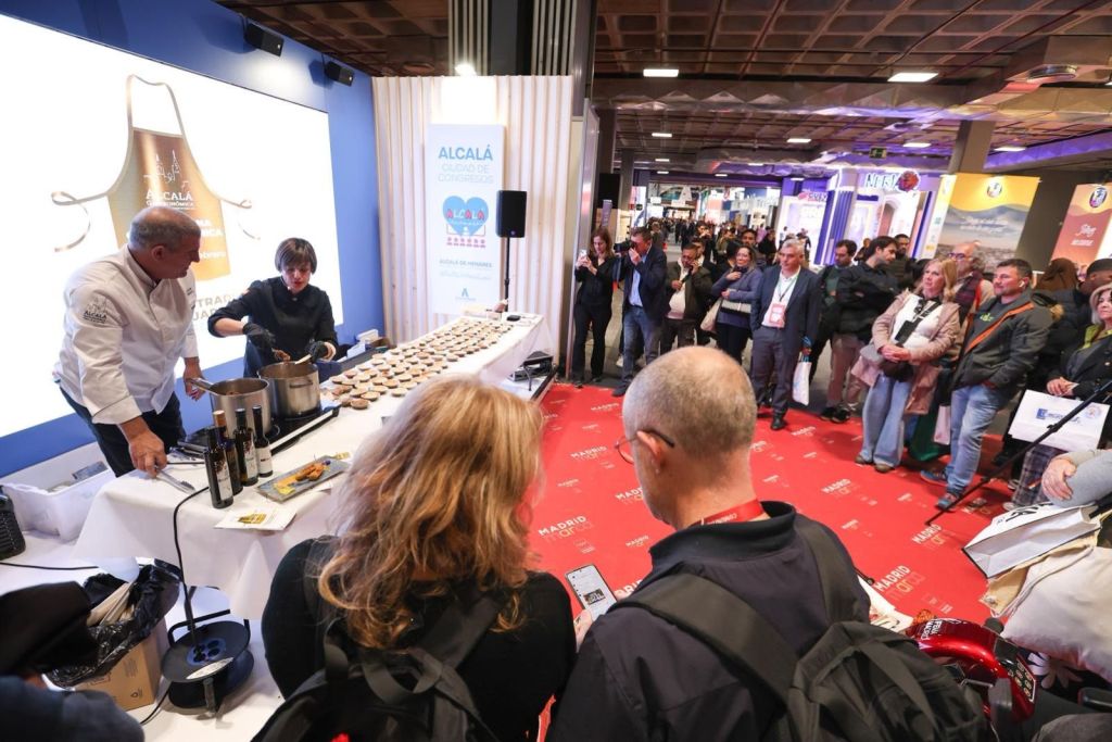 Show cooking de Alcalá Gastronómica en Fitter