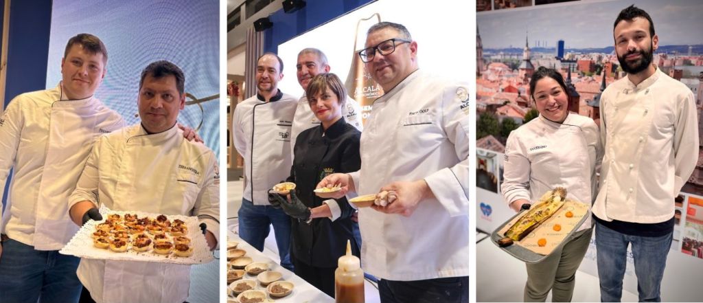 Los restaurantes Terranostra. El Encín Golf, Abrasador Casa Benito y Santissimo, también protagonistas de los show cooking de Alcalá Gastronómica en Fitur