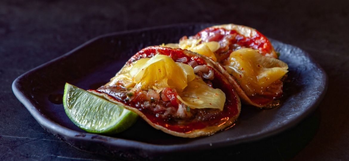 Plato del restaurante 1888 inspirado en México para la Muestra Gastronómica Literaria de alcalá de Henares