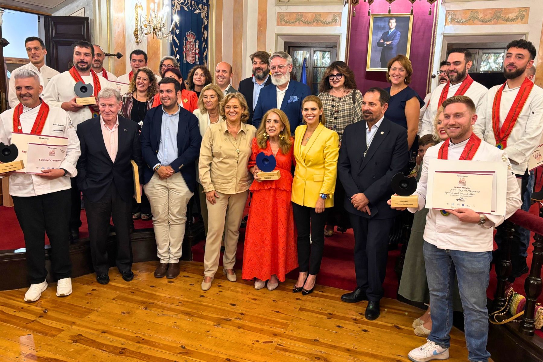 Foto de familia Certamen Alcalá Gastronómica 2026 en Alcalá de Henares