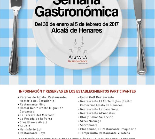 samana gastronómica de enero