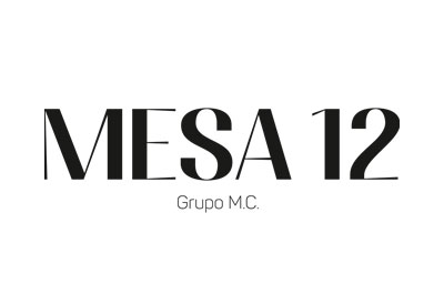 mesa 12 restaurante logotipo