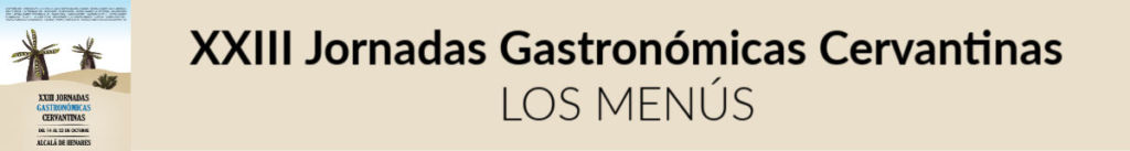 Jornadas Gastronómicas Cervantinas