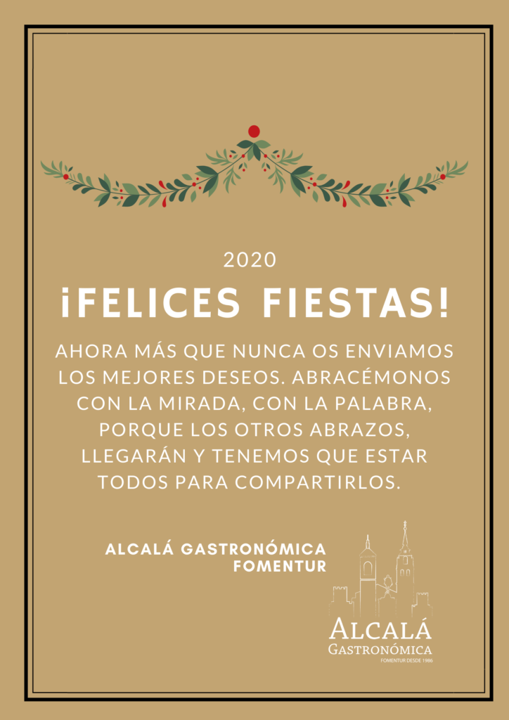 Felicitación Navidad Alcalá Gastronómica