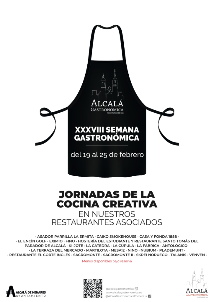 Semana Gastronómica de la cocina creativa en Alcalá de Henares