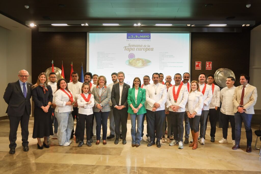Foto de familia en la Presentación de la Semana de la Tapa Europea de la Comunidad de Madrid
