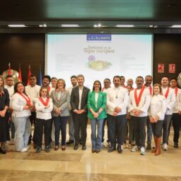 Foto de familia en la Presentación de la Semana de la Tapa Europea de la Comunidad de Madrid