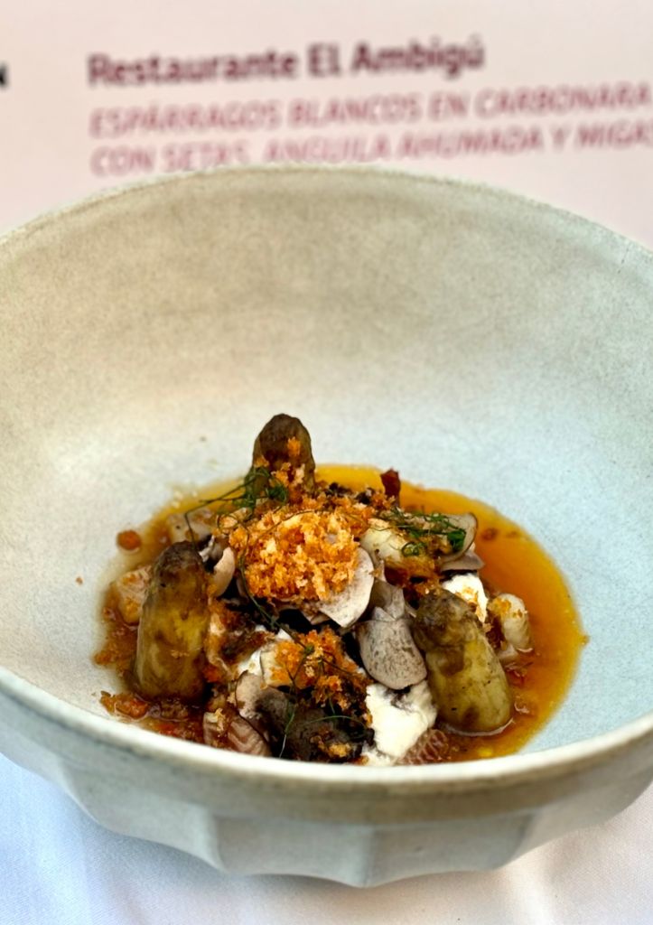 Plato ganador del X Certamen Alcalá Gastronómica de Alcalá de Henares