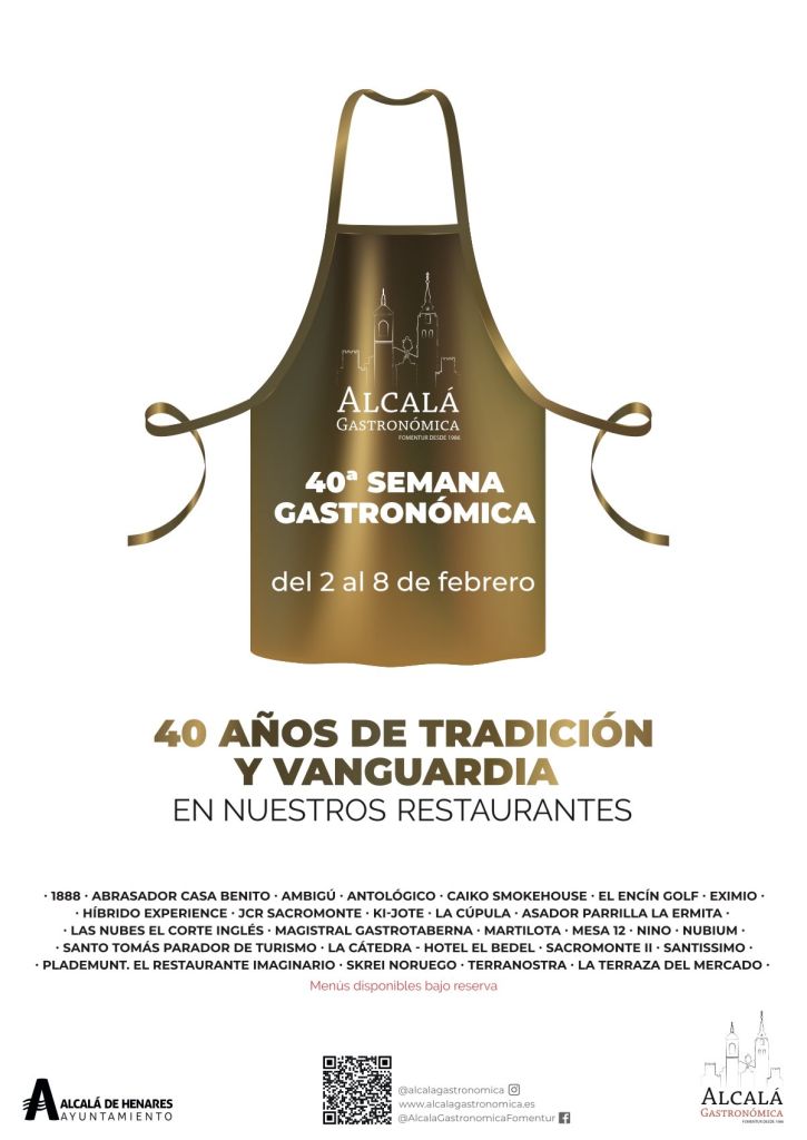 Semana Gastronómica de febrero en los restaurantes de Alcalá Gastronómica