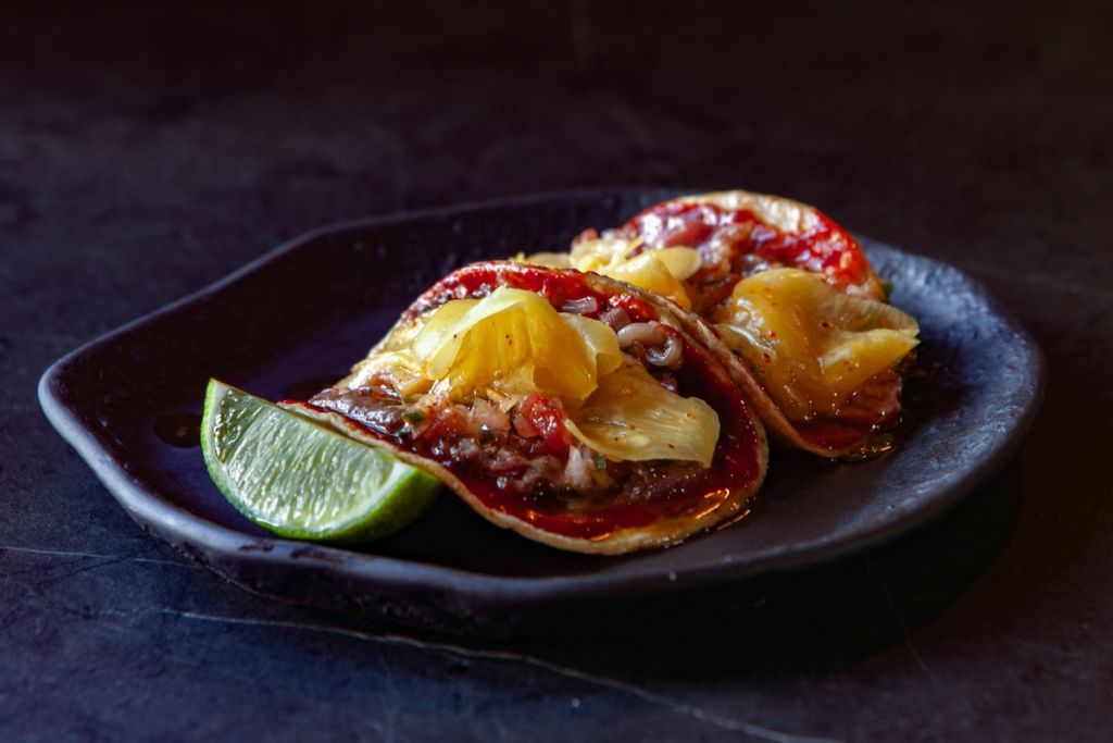 Plato del restaurante 1888 inspirado en México para la Muestra Gastronómica Literaria de alcalá de Henares